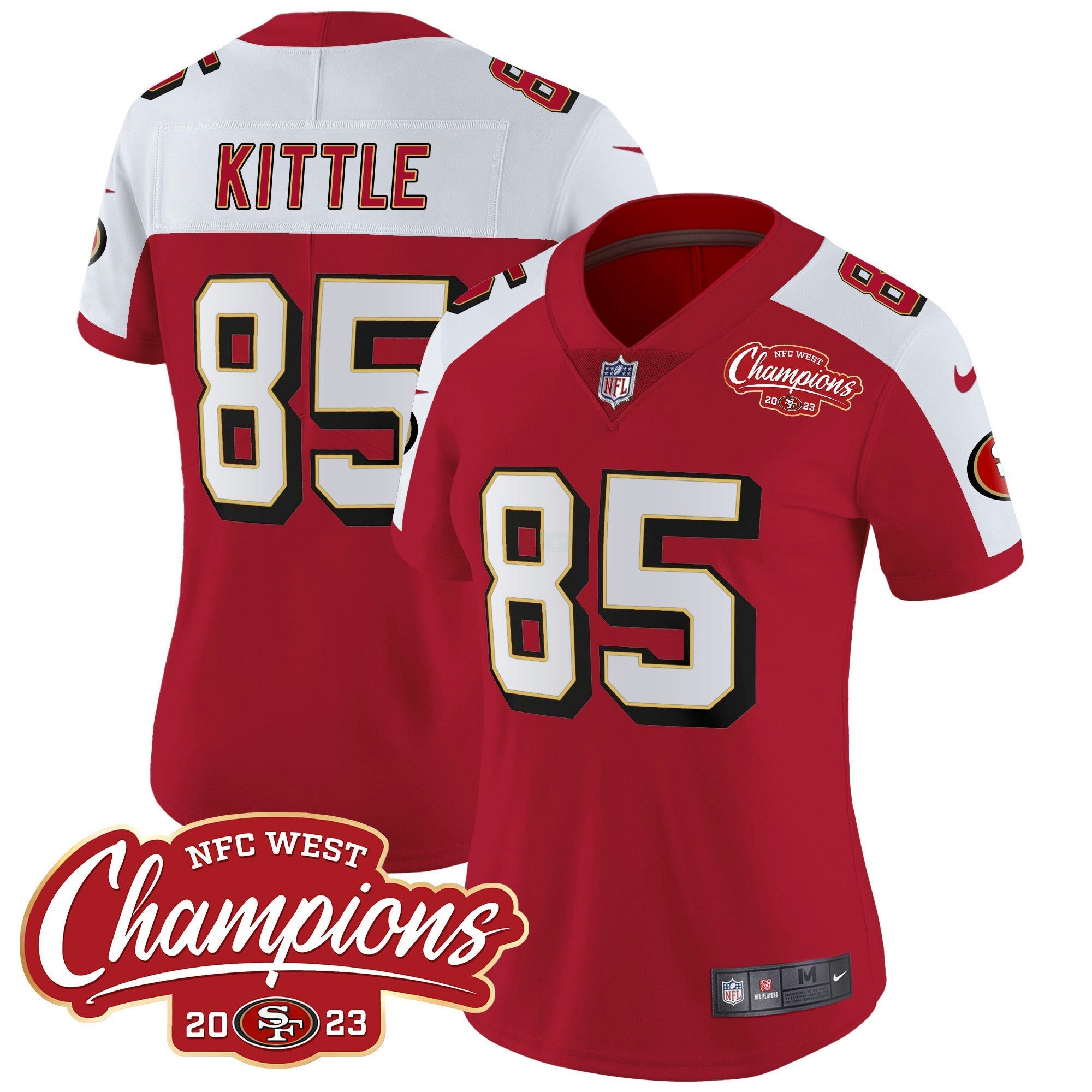Camisa NFL Women’s Throwback NFC West Champions Patch Vapor Jersey