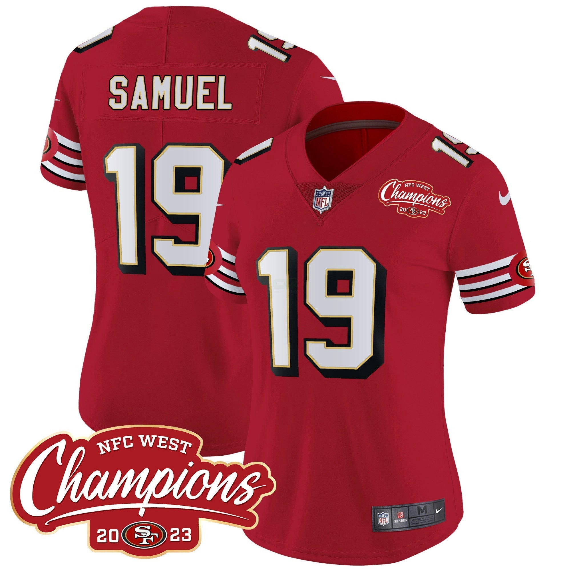 Camisa NFL Women’s Throwback NFC West Champions Patch Vapor Jersey