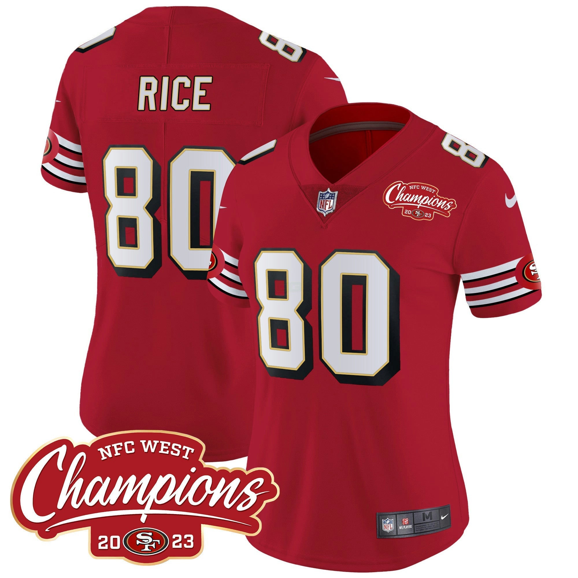 Camisa NFL Women’s Throwback NFC West Champions Patch Vapor Jersey