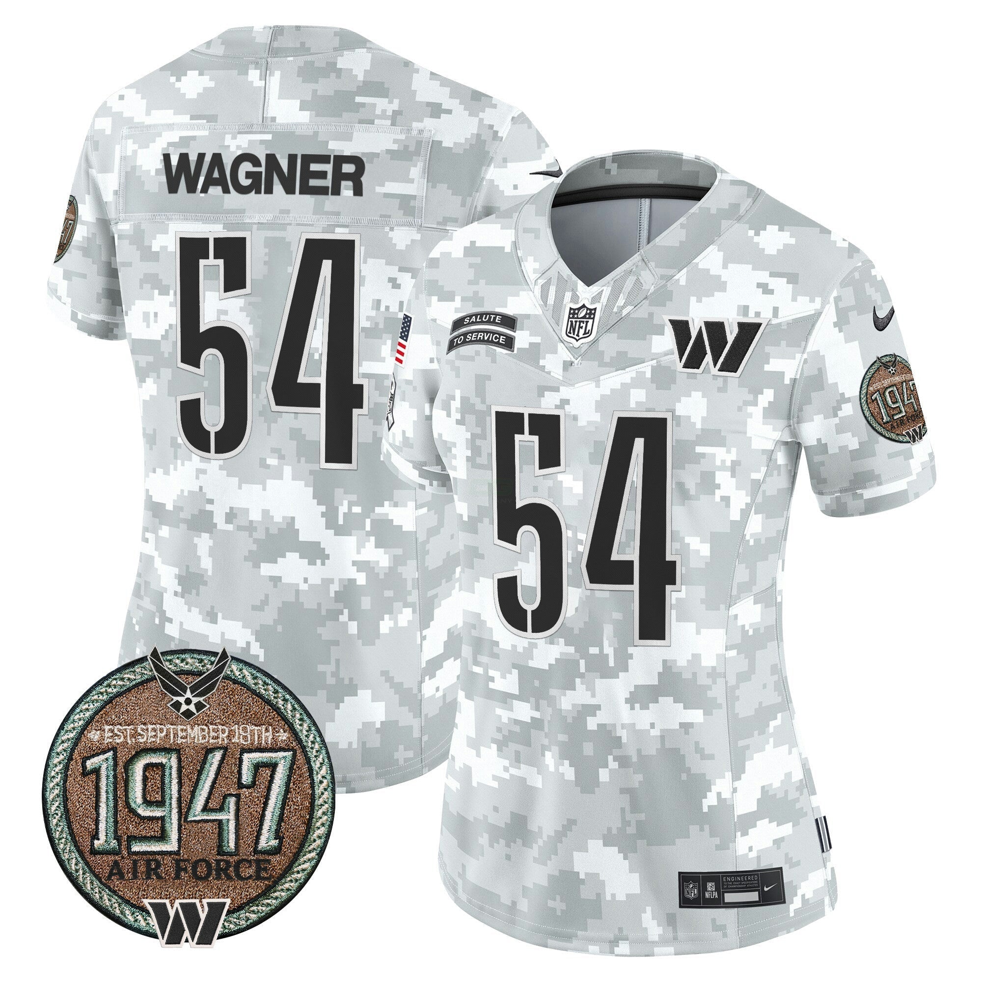 Camisa NFL Women’s Washington 2024 Salute to Service Establishment Year Patch Vapor Limited Jersey
