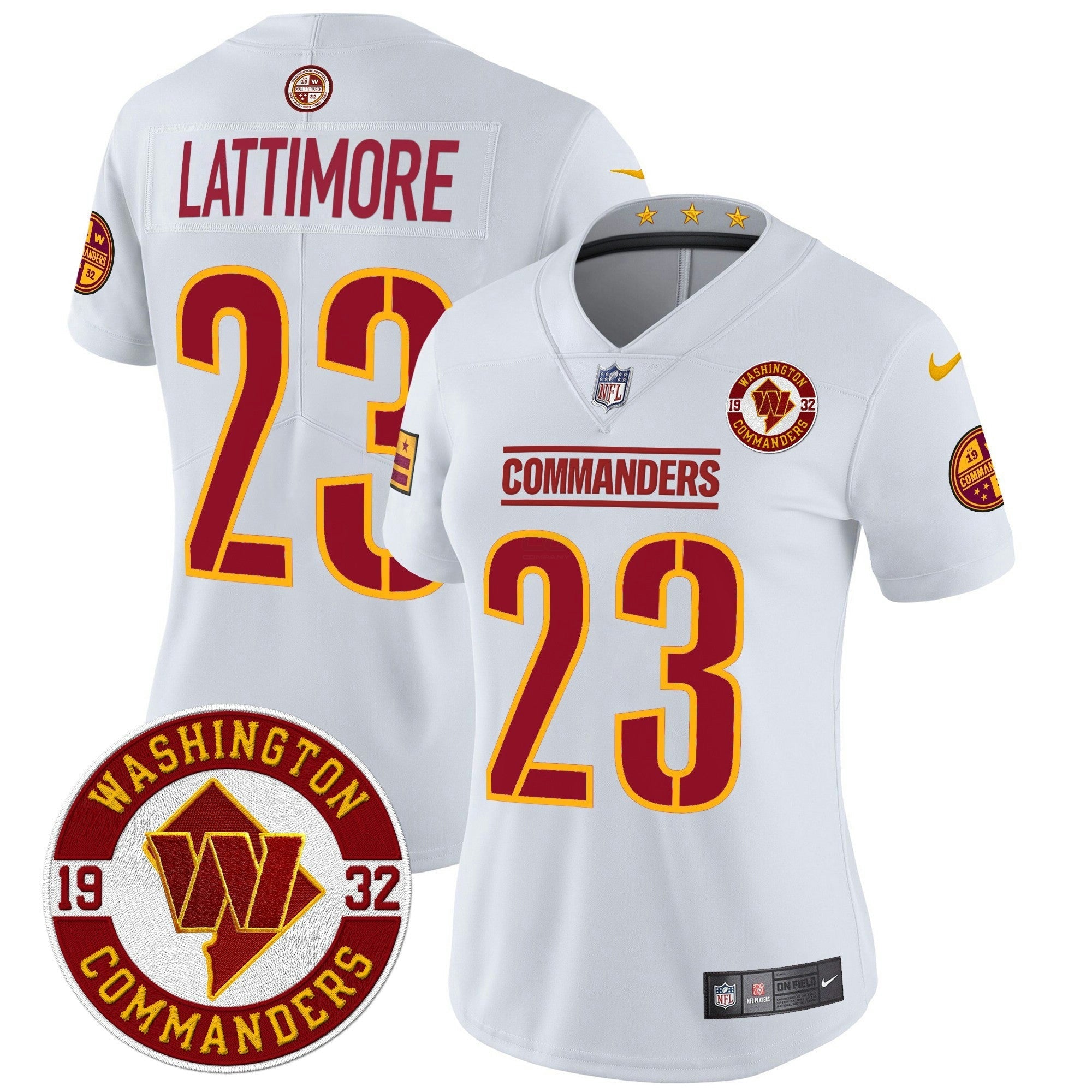 Camisa NFL Women’s Washington 2024 Vapor Limited Jersey – Est. 1932 Patch