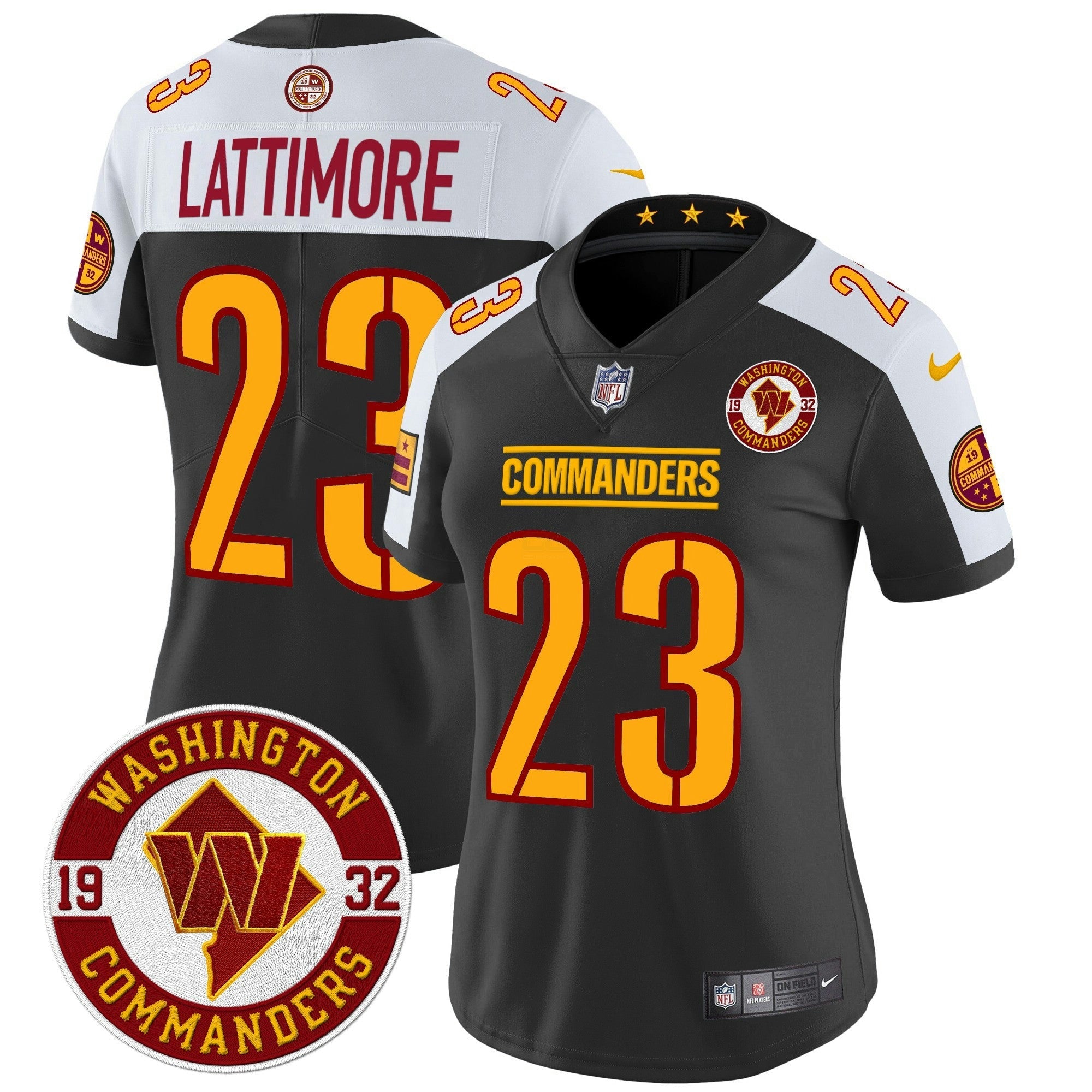 Camisa NFL Women’s Washington 2024 Vapor Limited Jersey – Est. 1932 Patch