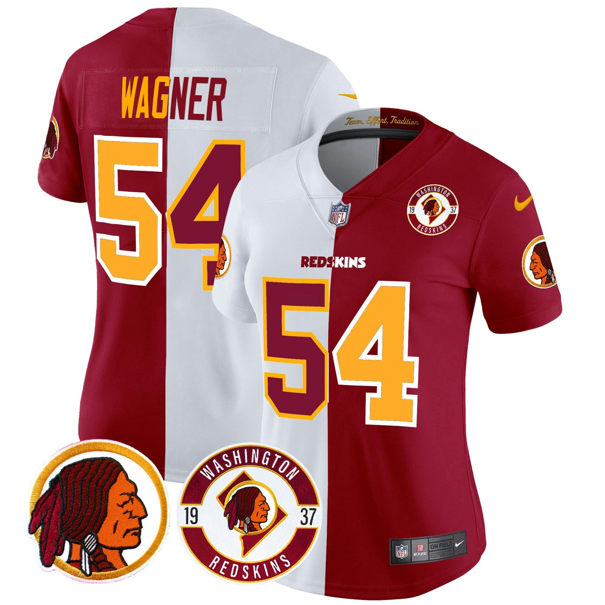 Camisa NFL Women’s Washington Redskins 2024 Vapor Limited Jersey – Est. 1937 Patch