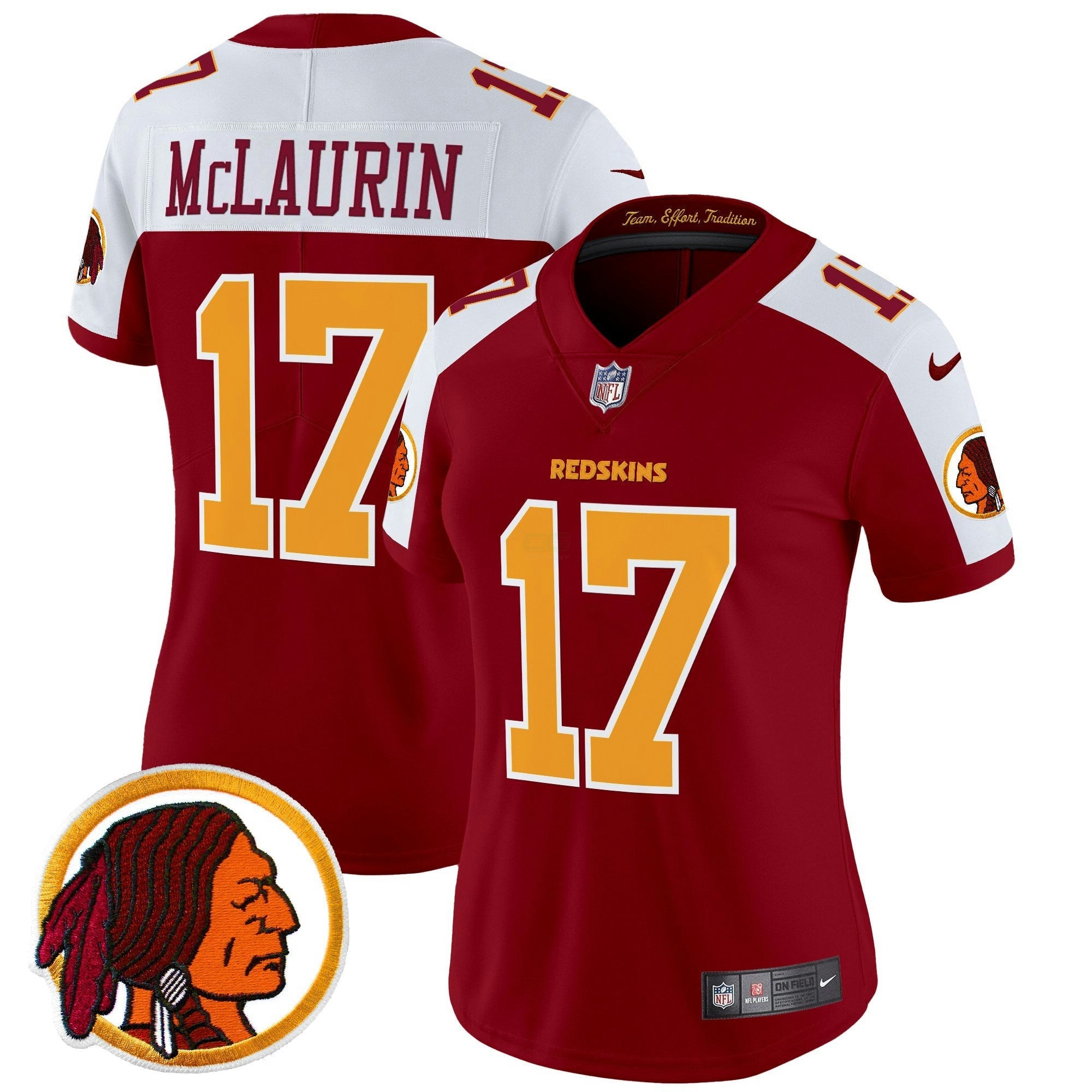 Camisa NFL Women’s Washington Redskins Throwback Vapor Limited Jersey V2