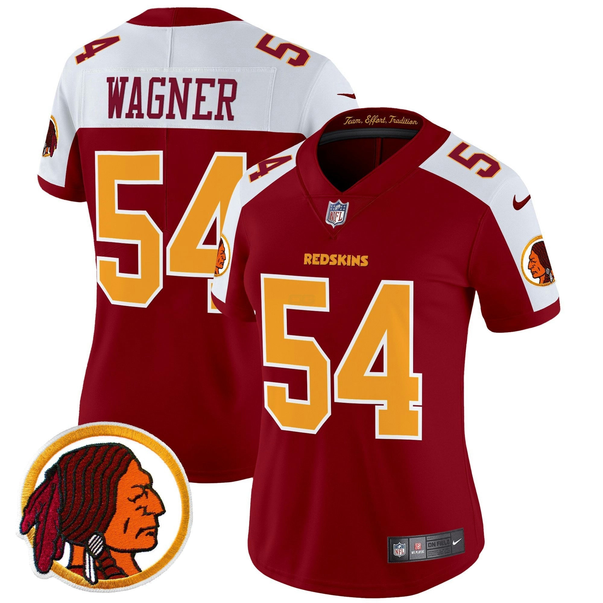 Camisa NFL Women’s Washington Redskins Throwback Vapor Limited Jersey V2