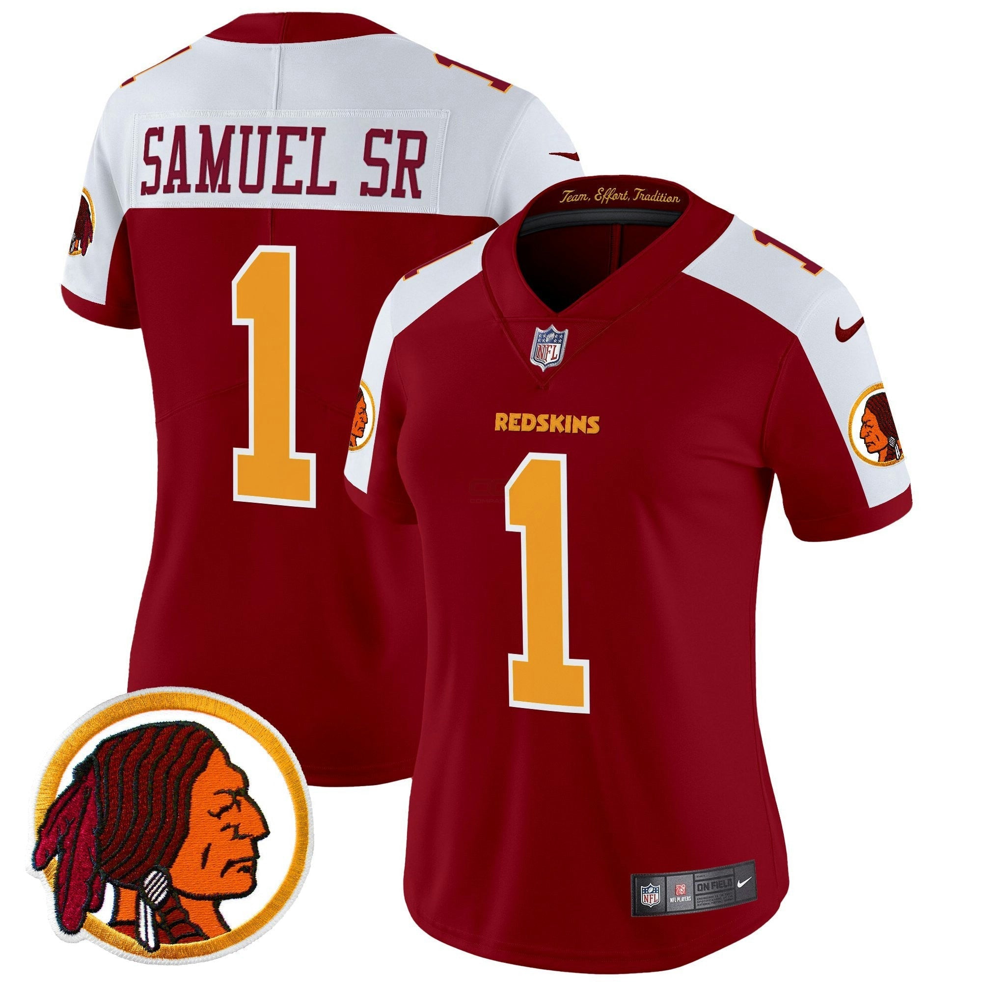 Camisa NFL Women’s Washington Redskins Throwback Vapor Limited Jersey V2