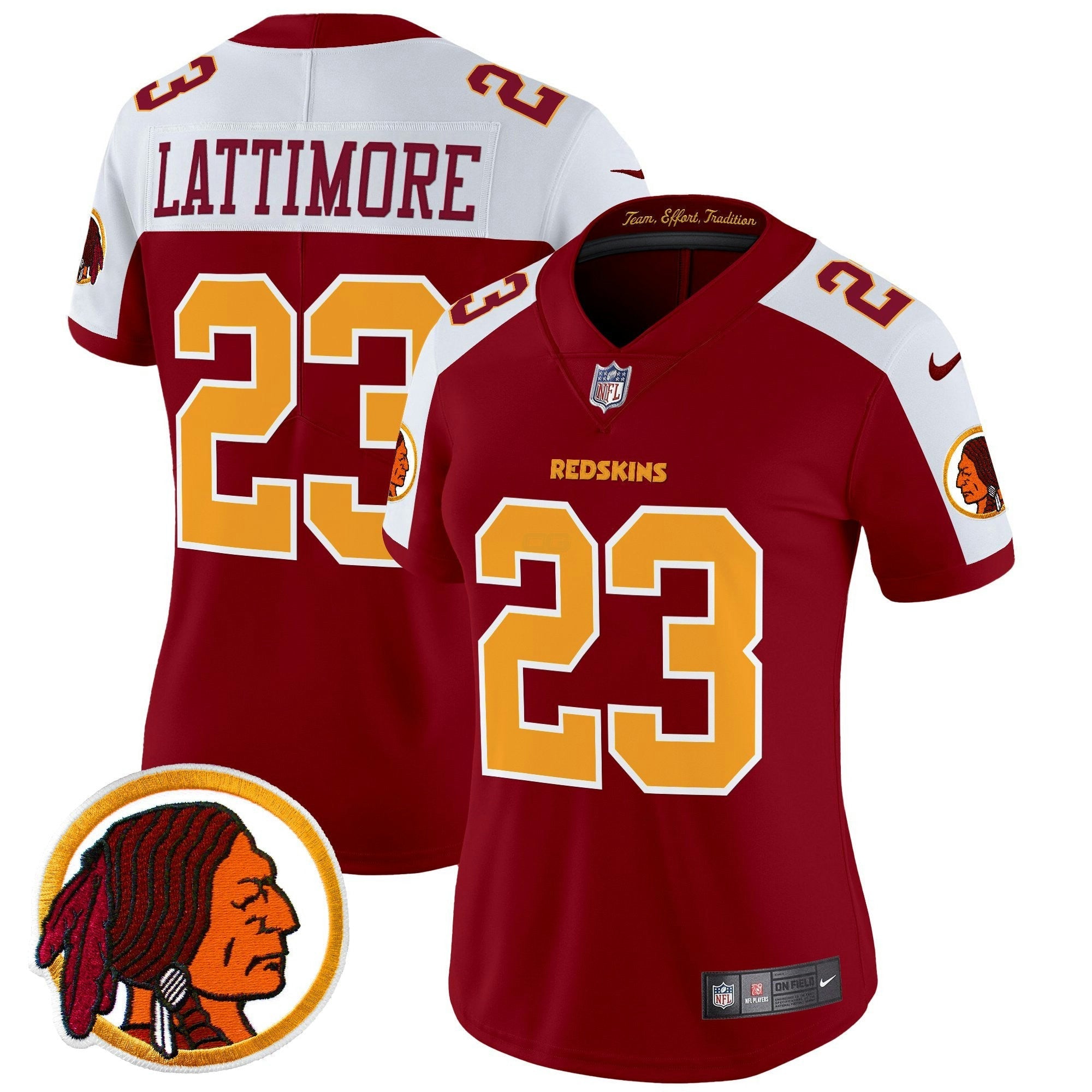 Camisa NFL Women’s Washington Redskins Throwback Vapor Limited Jersey V2