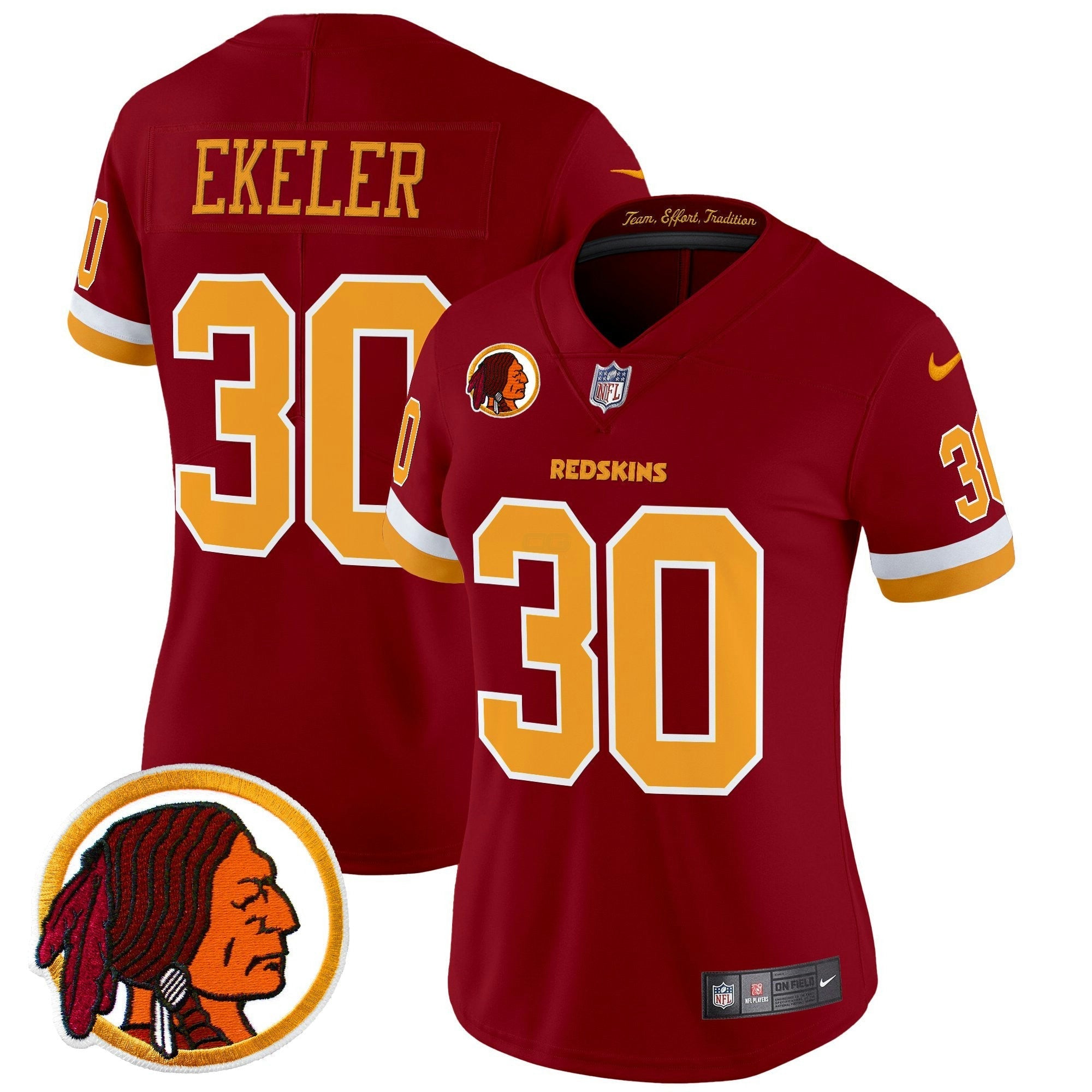 Camisa NFL Women’s Washington Redskins Throwback Vapor Limited Jersey V2