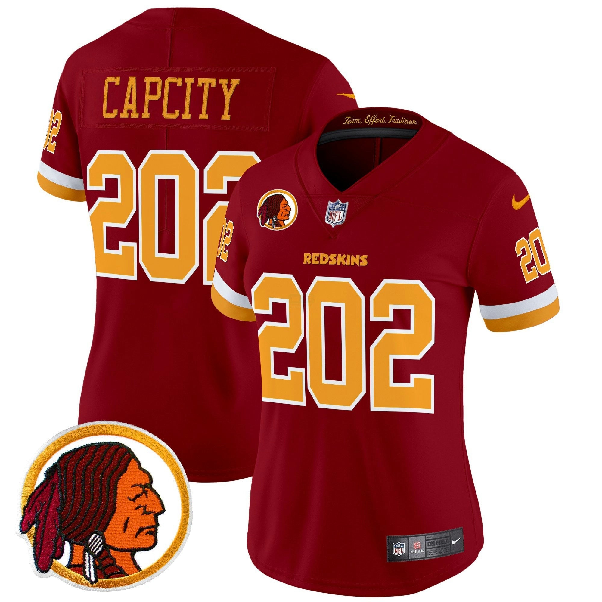 Camisa NFL Women’s Washington Redskins Throwback Vapor Limited Jersey V2