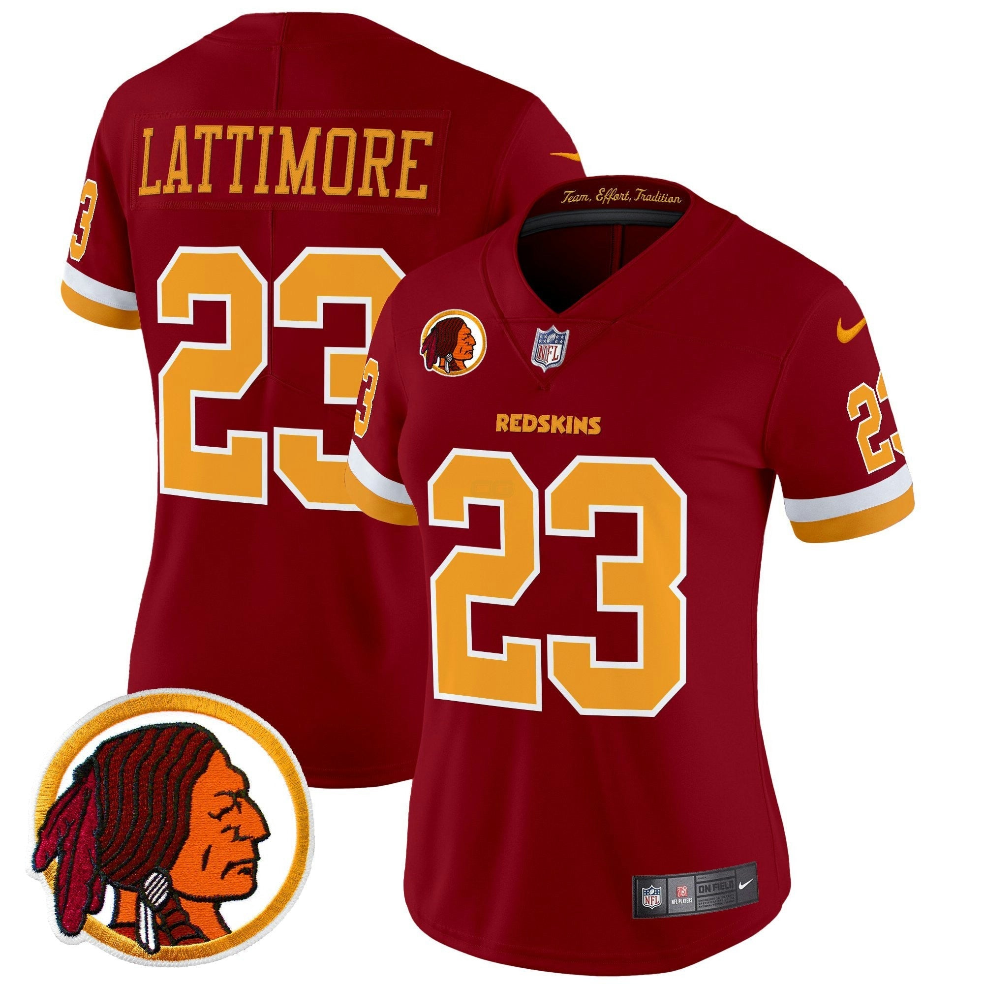 Camisa NFL Women’s Washington Redskins Throwback Vapor Limited Jersey V2