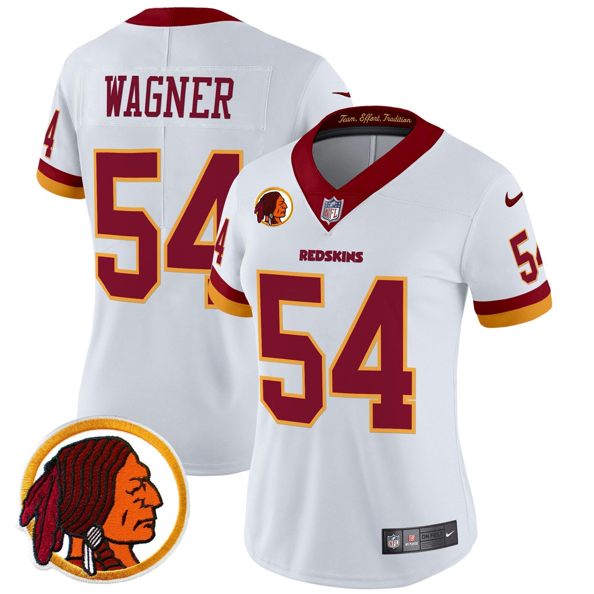 Camisa NFL Women’s Washington Redskins Throwback Vapor Limited Jersey V2