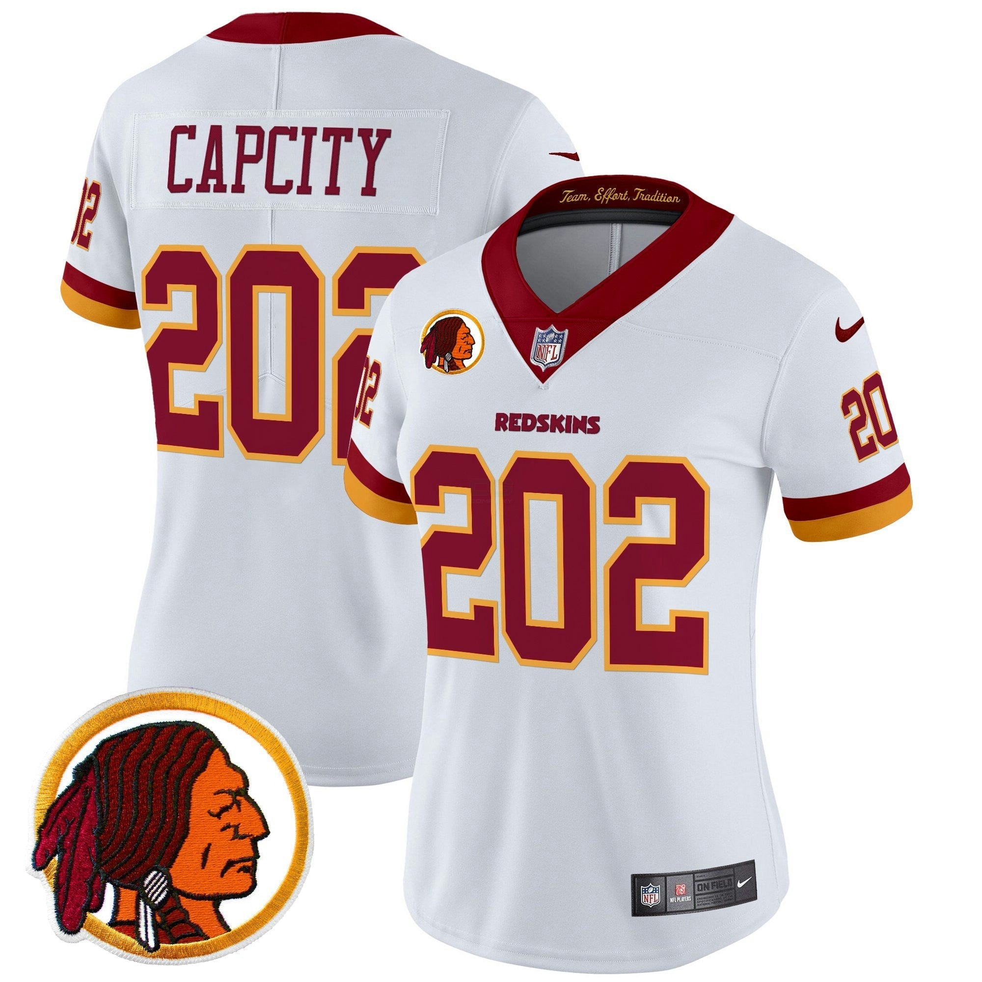 Camisa NFL Women’s Washington Redskins Throwback Vapor Limited Jersey V2
