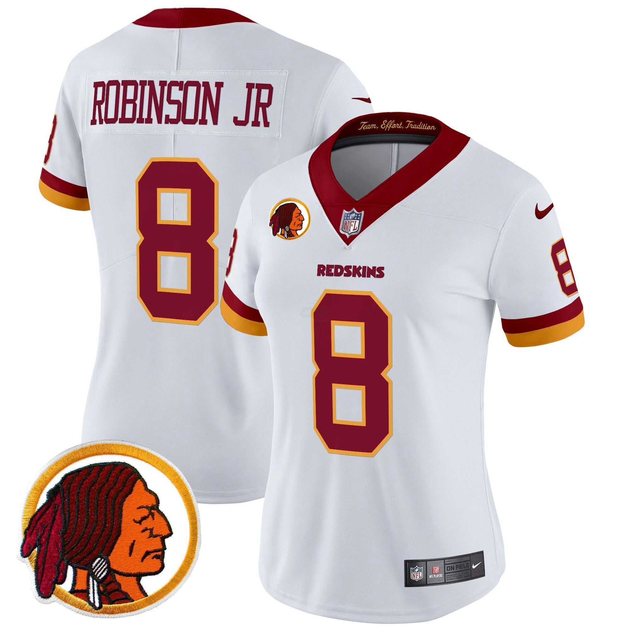 Camisa NFL Women’s Washington Redskins Throwback Vapor Limited Jersey V2