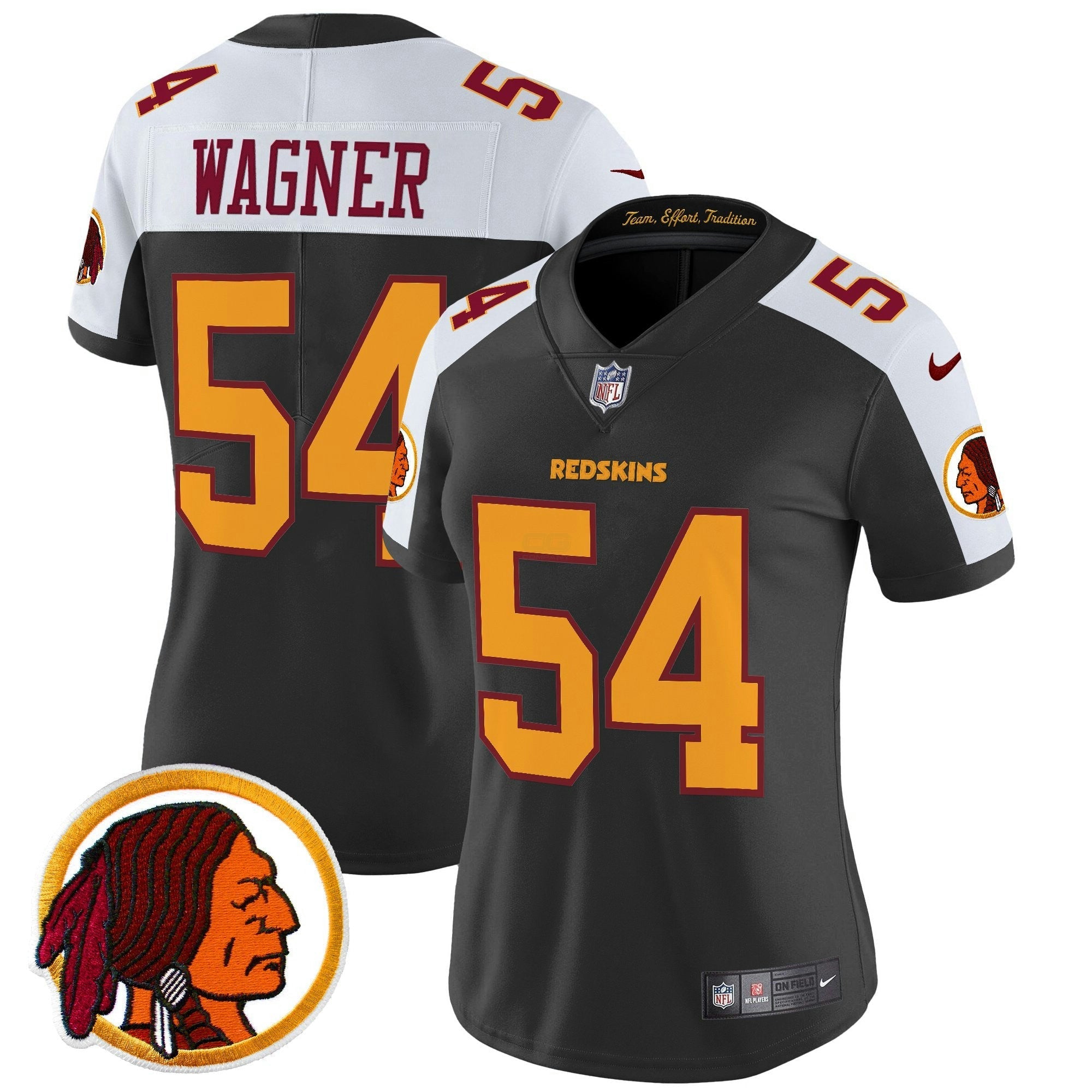 Camisa NFL Women’s Washington Redskins Throwback Vapor Limited Jersey V2