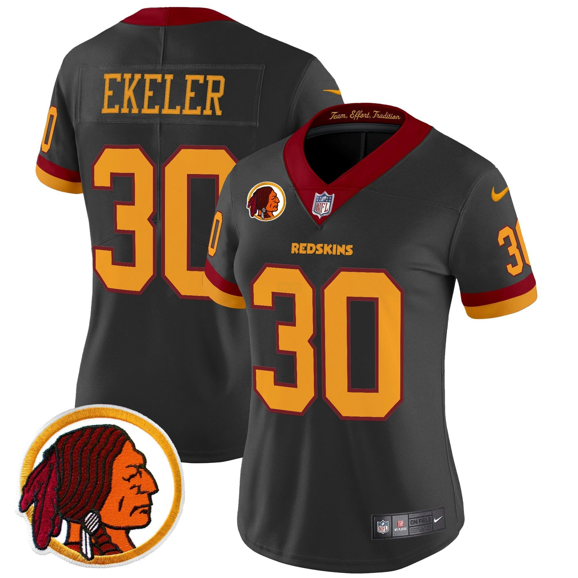 Camisa NFL Women’s Washington Redskins Throwback Vapor Limited Jersey V2