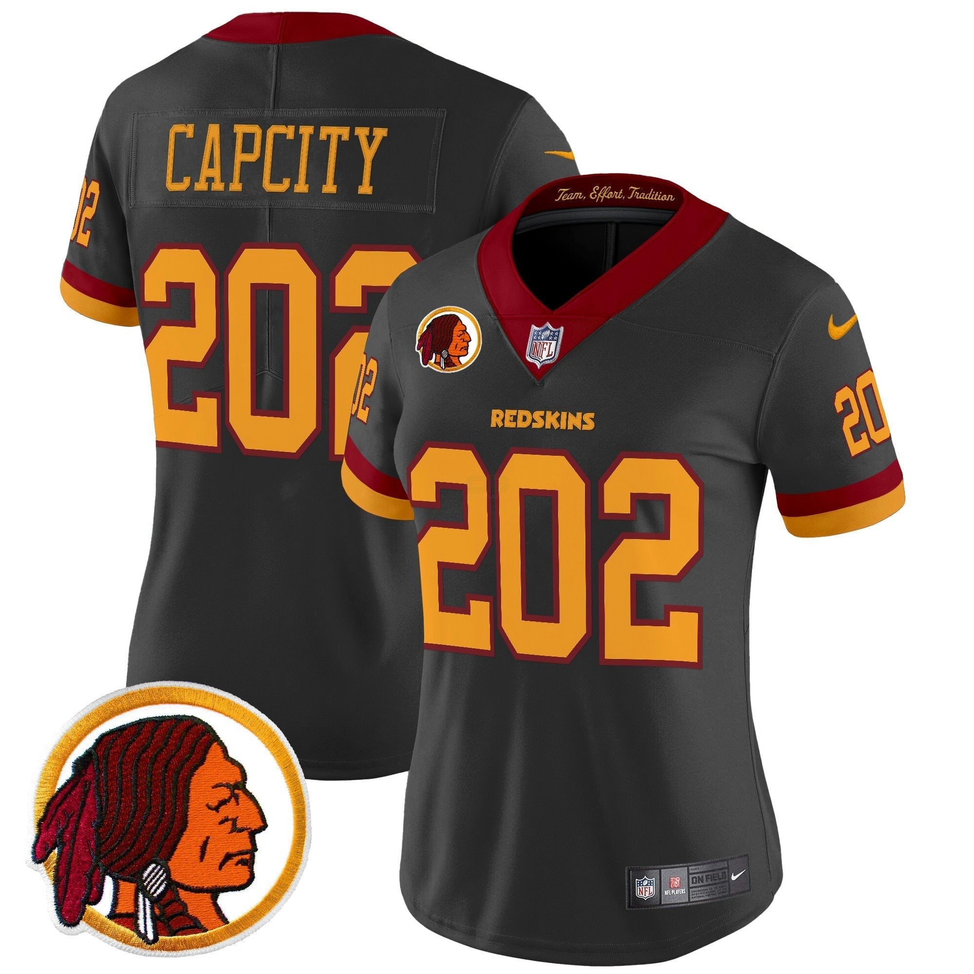 Camisa NFL Women’s Washington Redskins Throwback Vapor Limited Jersey V2