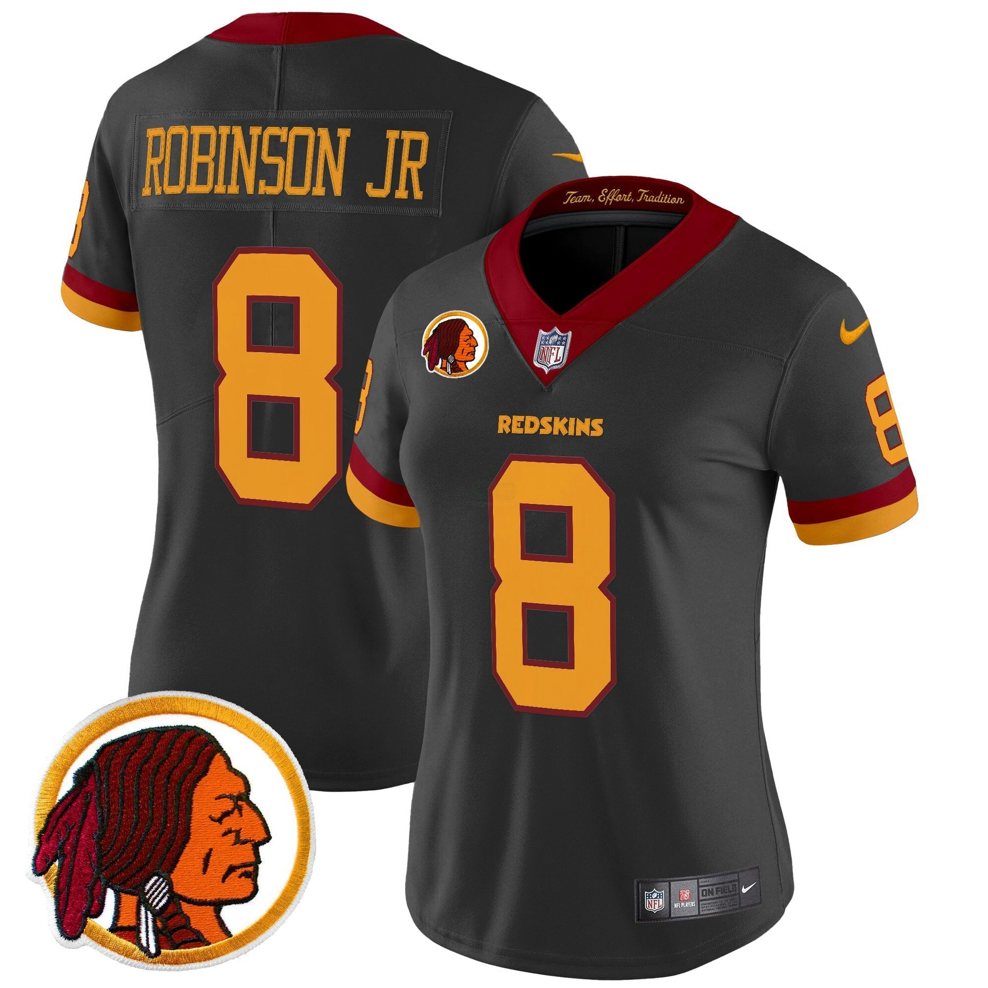 Camisa NFL Women’s Washington Redskins Throwback Vapor Limited Jersey V2