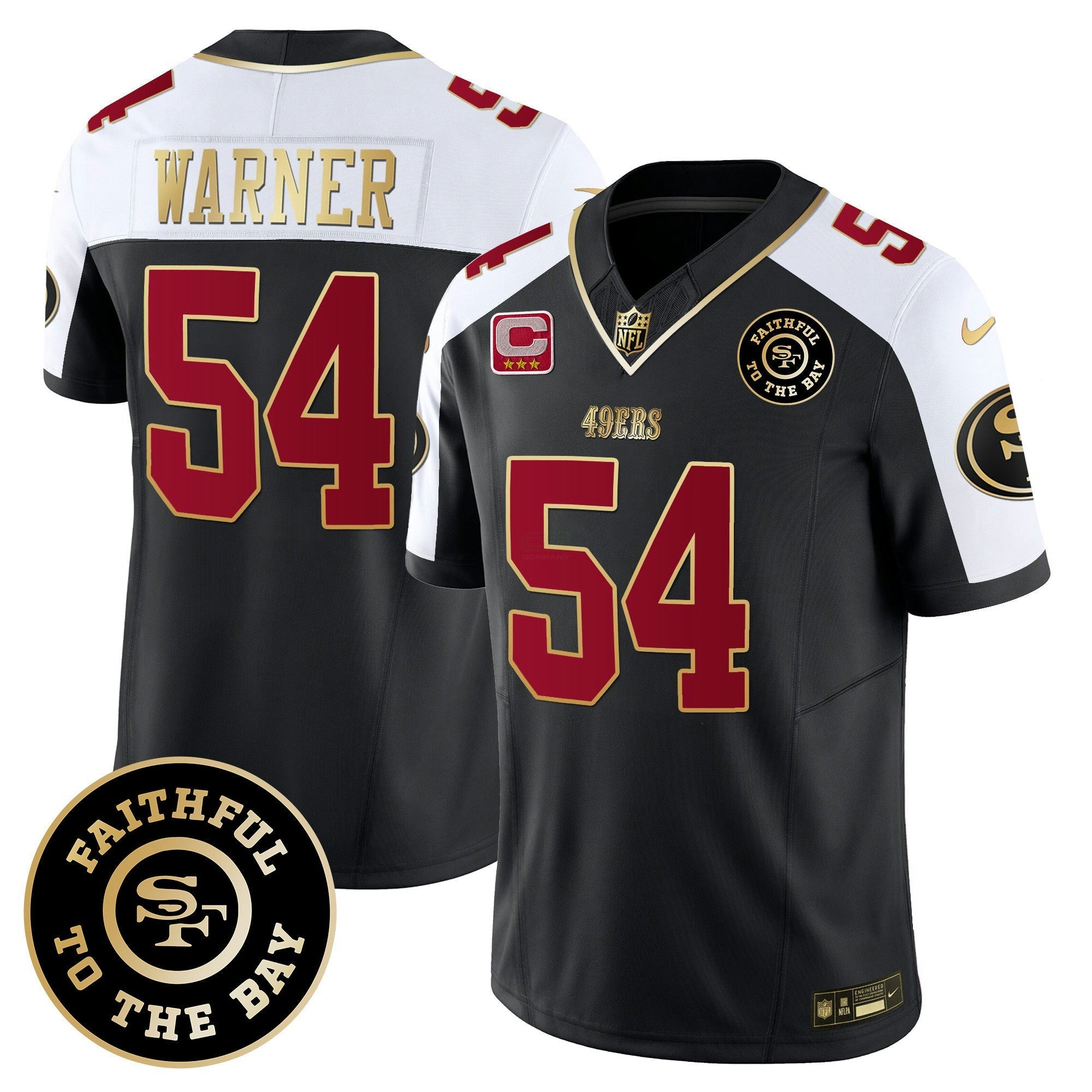 Camisa NFL Youth’s Faithful To The Bay Patch Vapor Limited Jersey