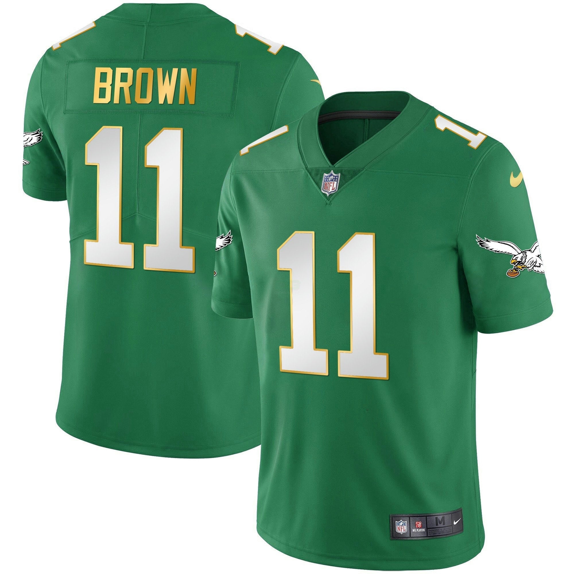 Camisa NFL Youth’s Kelly Verde Dourada Jersey
