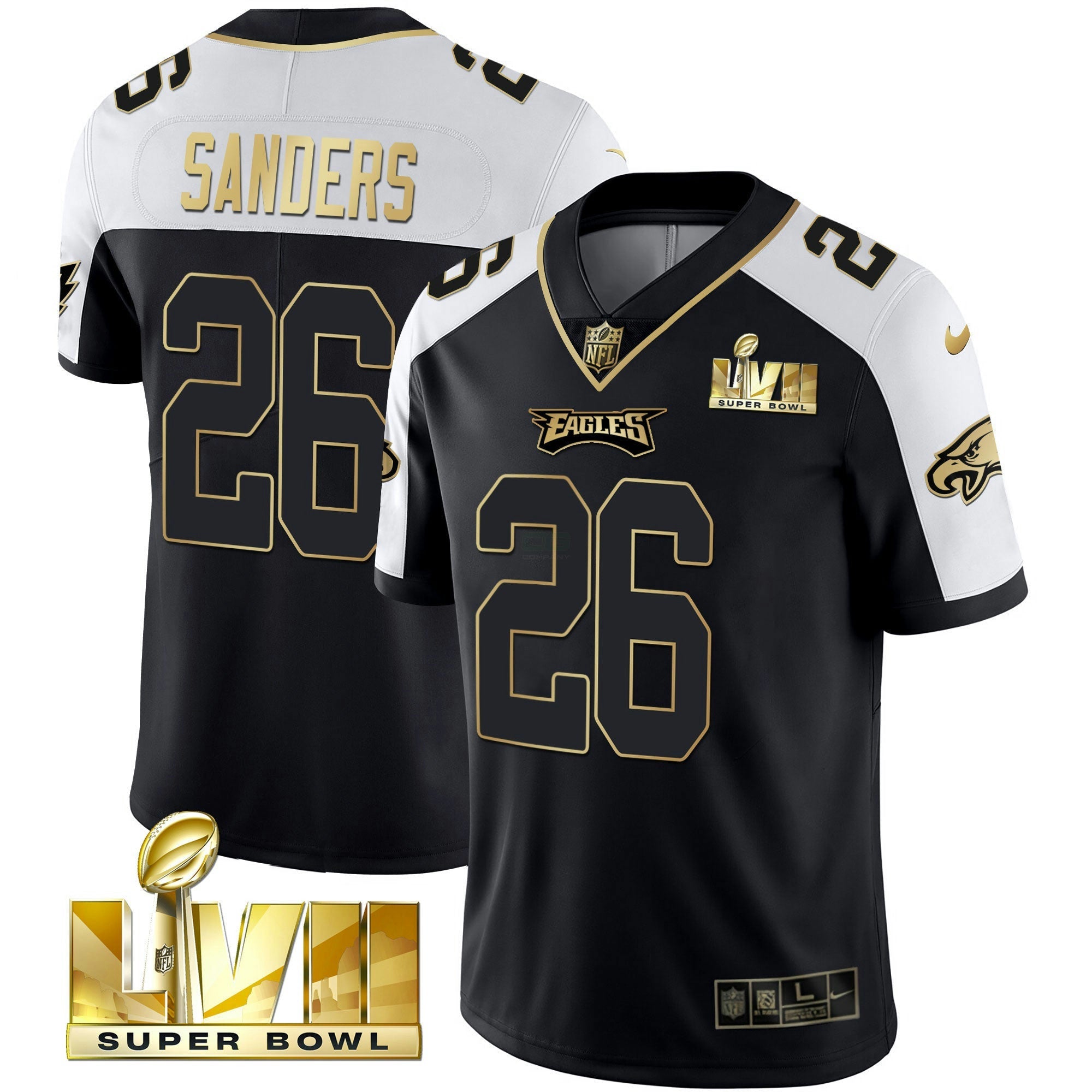 Camisa NFL Youth’s Super Bowl Vapor Dourada Jersey