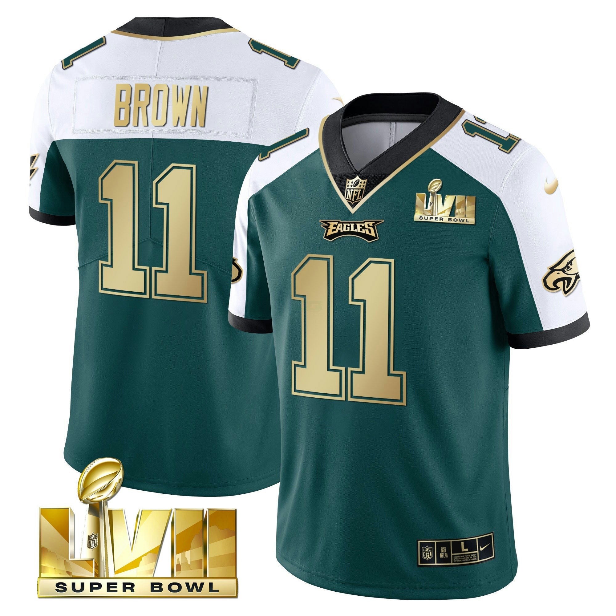 Camisa NFL Youth’s Super Bowl Vapor Dourada Jersey