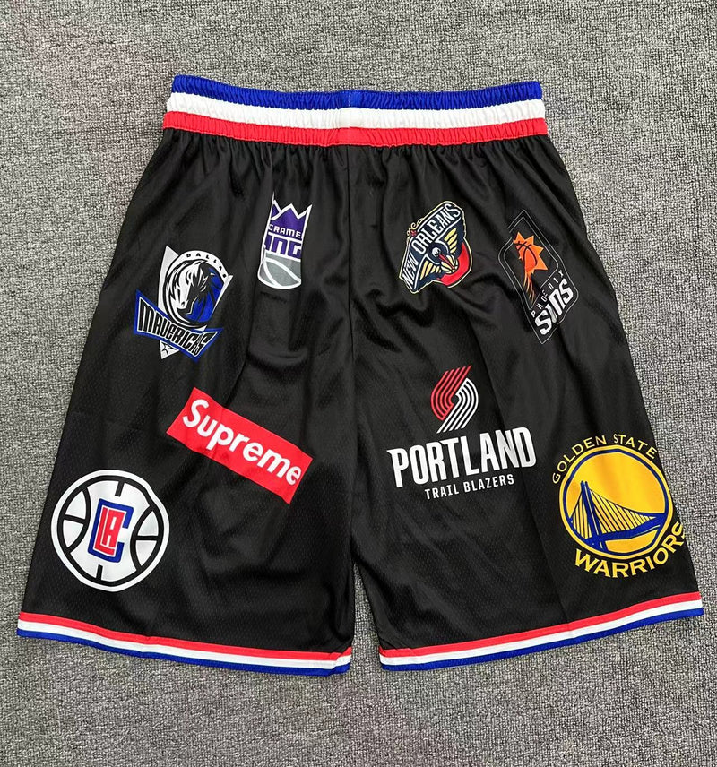 Short Supreme x NBA Black - OGJERSEYSHOP