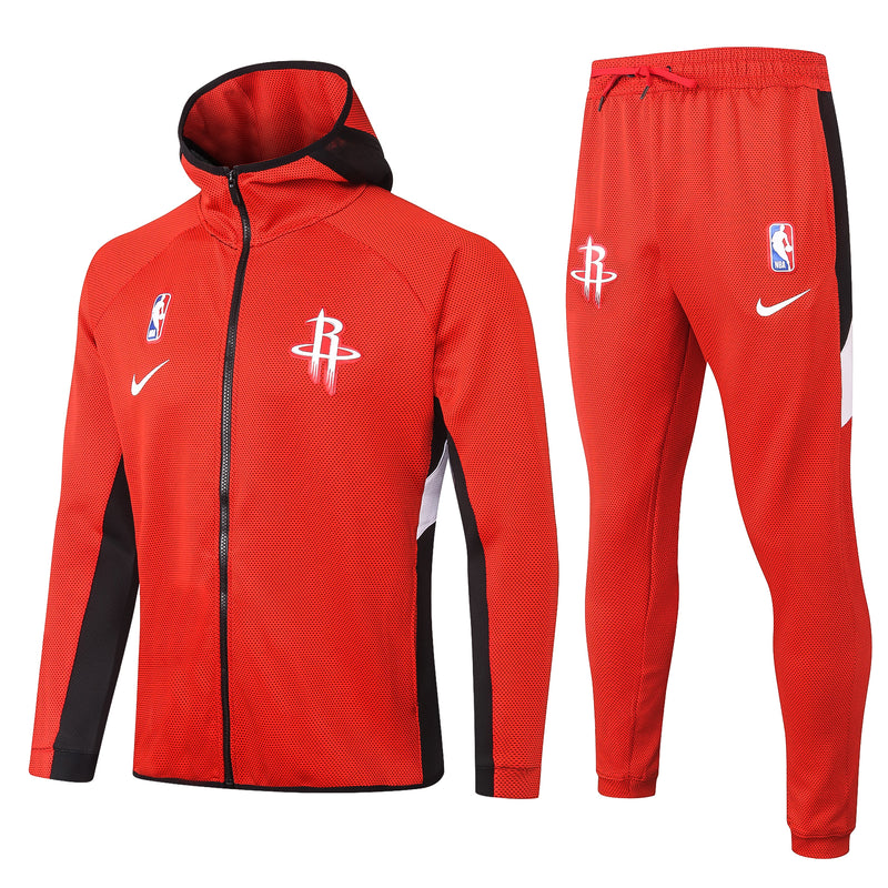 Conjunto Nike Therma Flex Houston Rockets Treino Vermelho - OGJERSEYSHOP