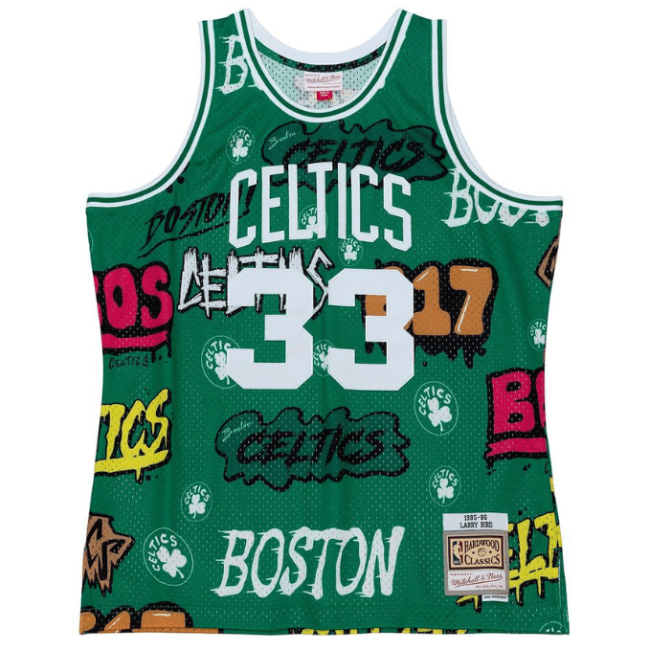 Regata Swingman Slap Sicker Boston Celtics Mitchell & Ness 1985/86 - OGJERSEYSHOP