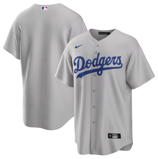 Jersey Los Angeles Dodgers Cinza Torcedor - OGJERSEYSHOP