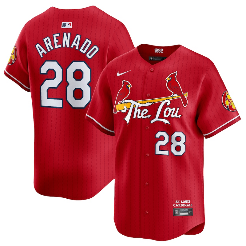 Jersey Saint Louis Cardinals City Connect 2024 Vermelha