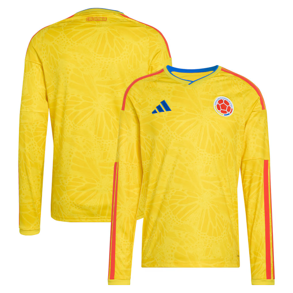 Jersey Seleção Colômbia 2026 Manga Longa - Amarela