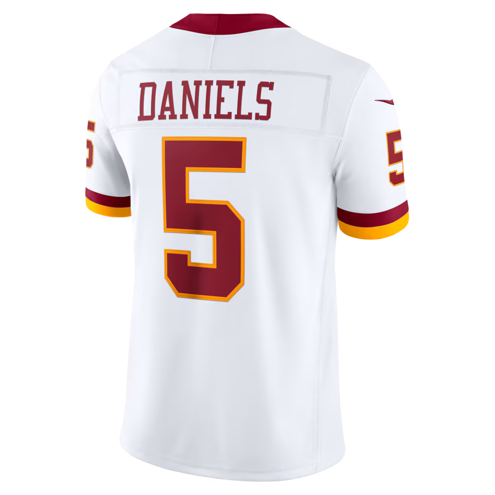 Camisa NFL Washington Commanders Vapor F.U.S.E. Limited Jersey Sewn Down Branca