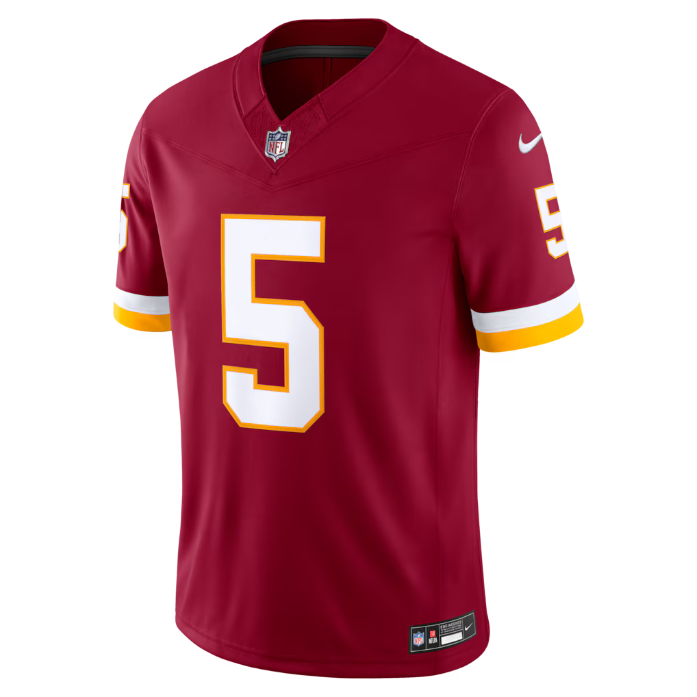 Camisa NFL Washington Commanders Vapor F.U.S.E. Limited Jersey Sewn Down Vermelha