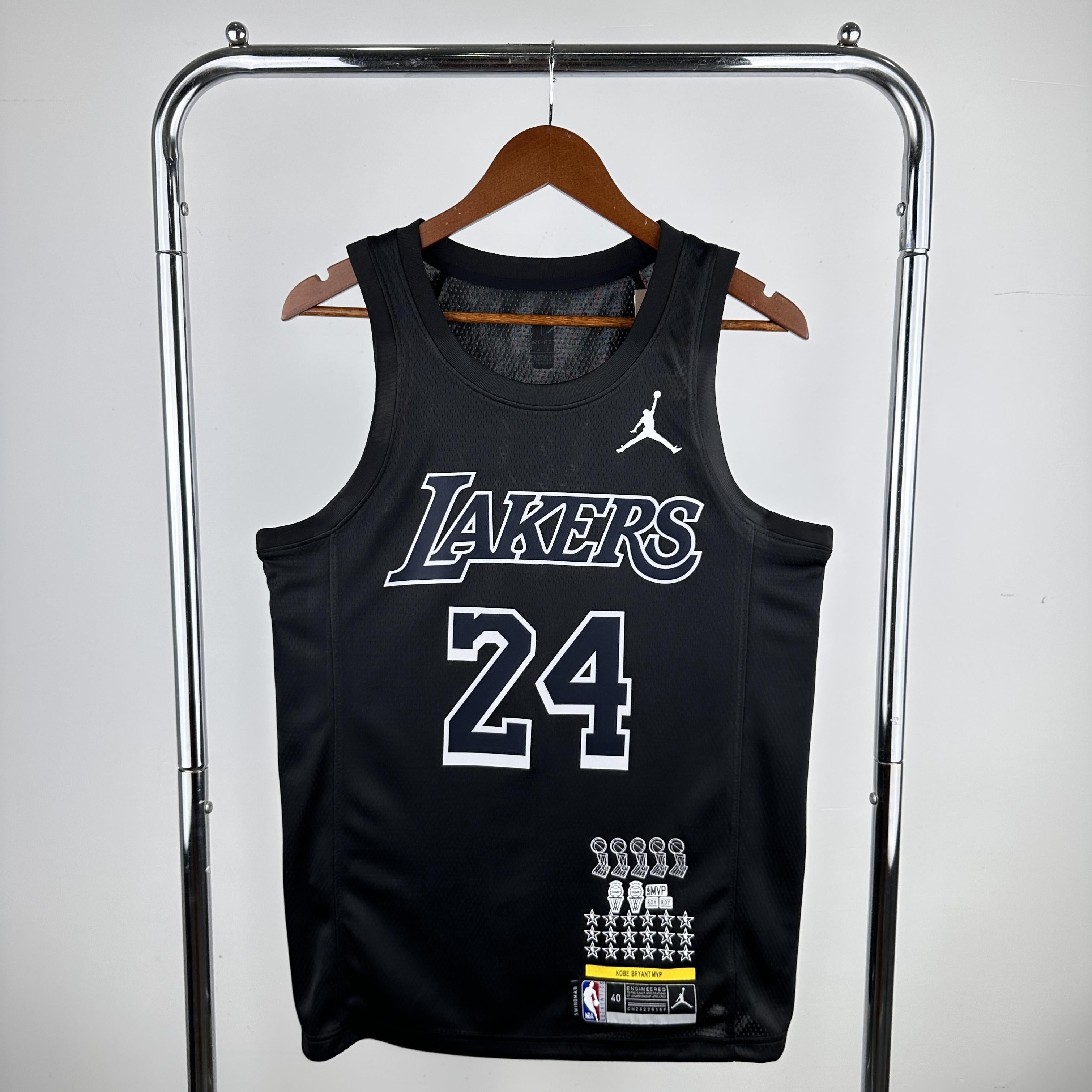 Kobe Bryant Carmelo Anthonyユニフォーム L ブラック Regata Swingman MVP Kobe Bryant Los Angeles Lakers