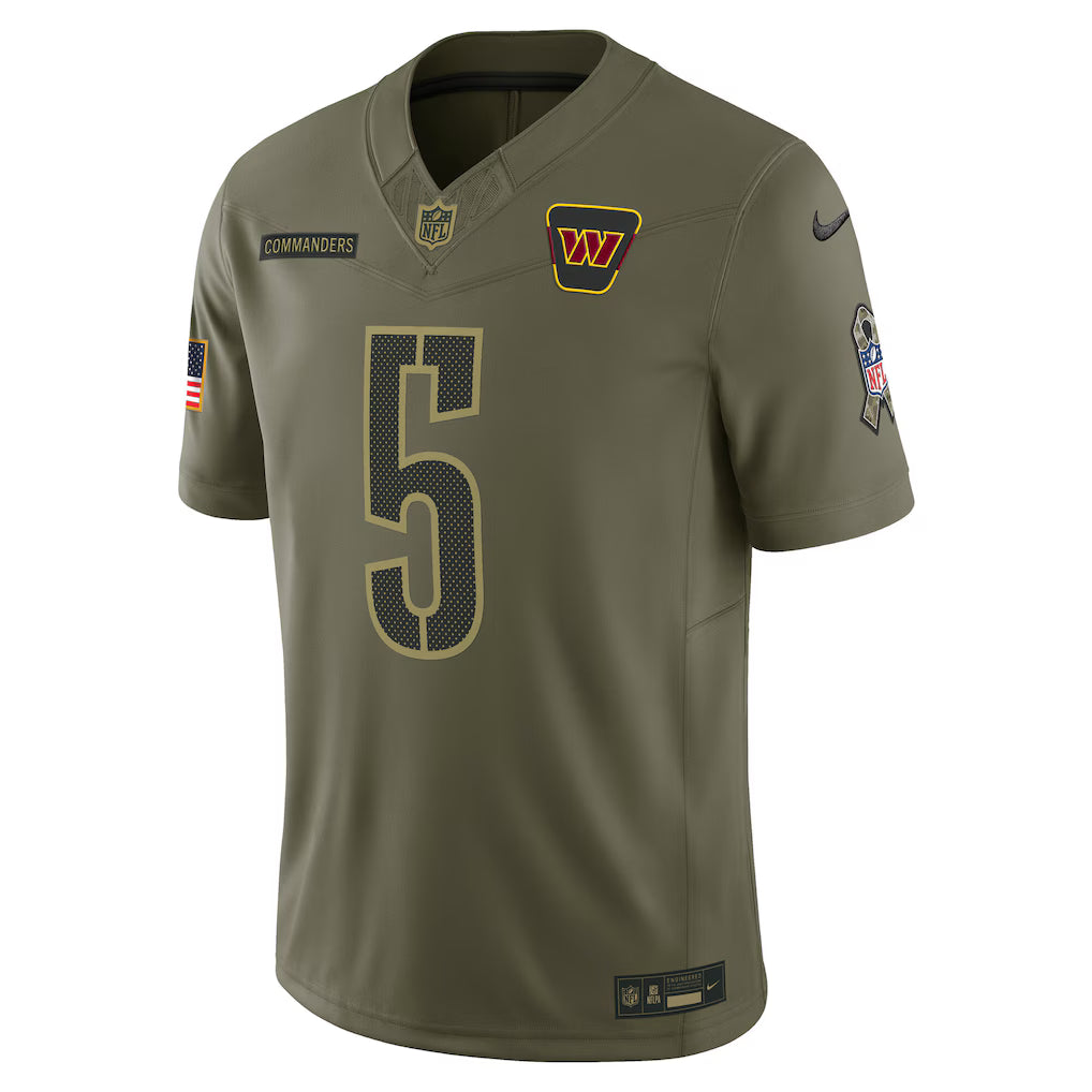 Camisa NFL Washington Commanders Vapor F.U.S.E. Limited Jersey Salute To Service 2025