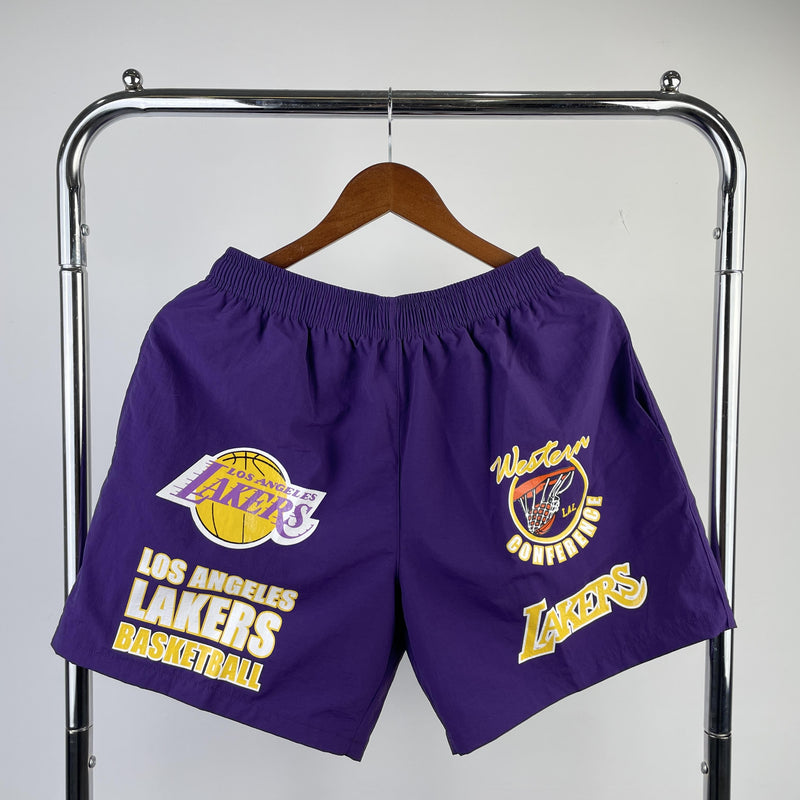 Short Los Angeles Lakers Mitchell & Ness Woven - OGJERSEYSHOP