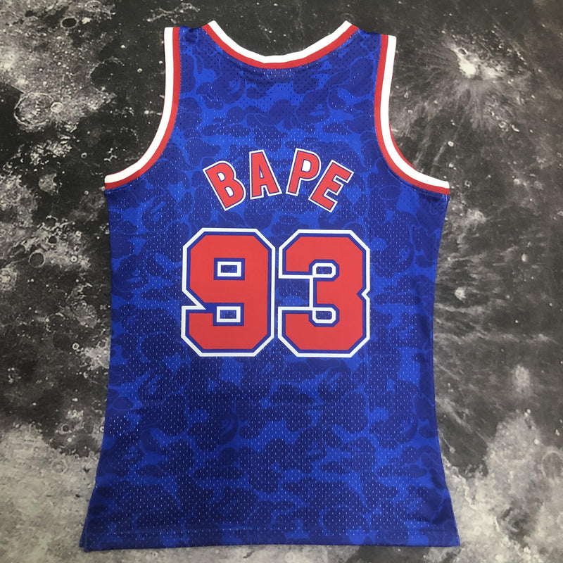 Regata Swingman BAPE X Brooklyn Nets Mitchell & Ness Hardwood Classics 1983 - OGJERSEYSHOP