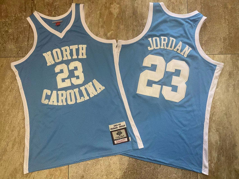 Regata Authentic NCAA North Carolina Michael Jordan 1983/84 Azul - OGJERSEYSHOP