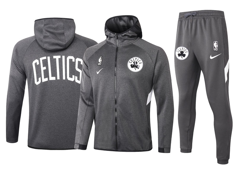 Conjunto Nike NBA Therma Flex Boston Celtics Preto Treino