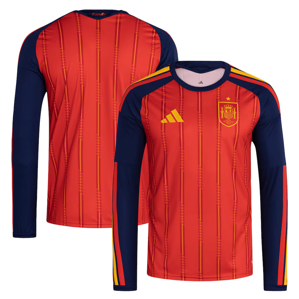 Jersey Seleção Espanha 2026 Manga Longa - Vermelha