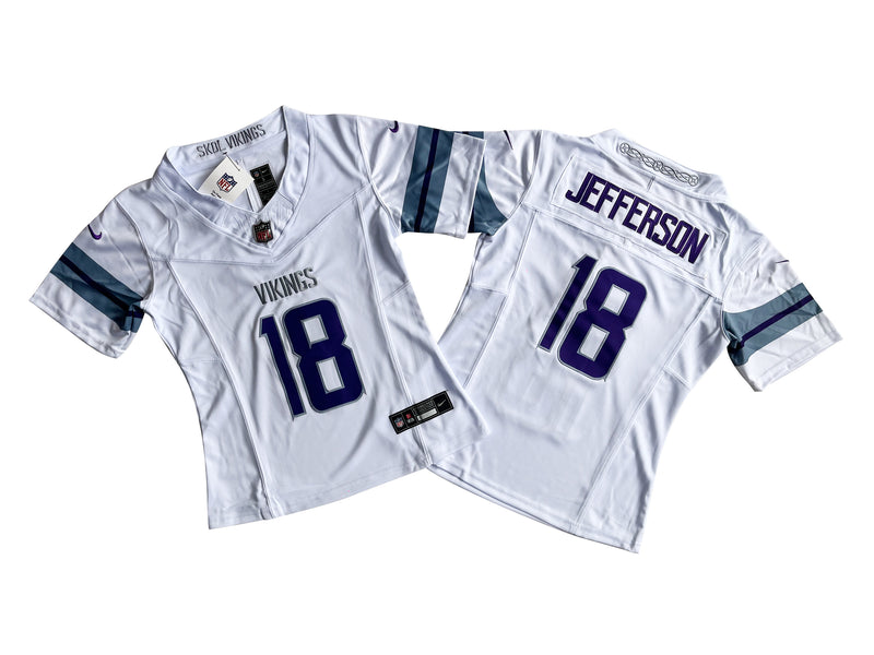 Jersey Feminina Minnesota Vikings Vapor F.U.S.E. Limited Branca