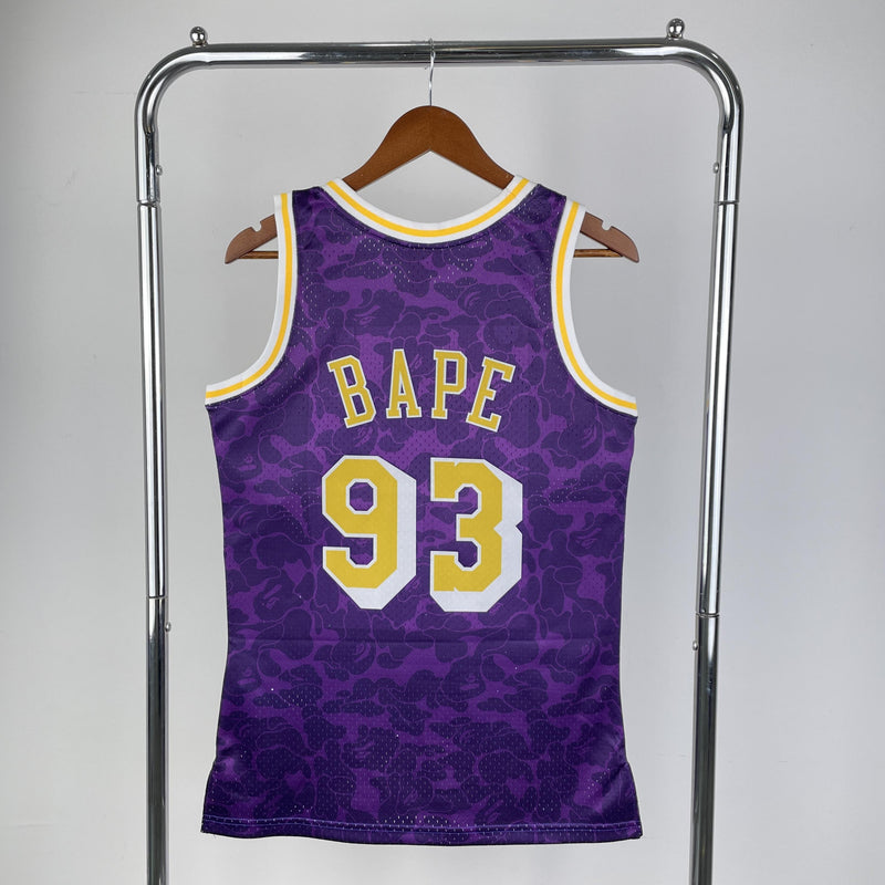 Regata Swingman BAPE X Los Angeles Lakers Mitchell & Ness Hardwood Classics 1993 - OGJERSEYSHOP