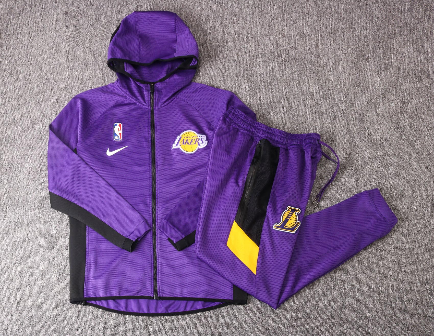 Nike Los Angeles Lakers ジャージ XXL Conjunto Nike NBA Therma Flex Los Angeles Lakers Treino