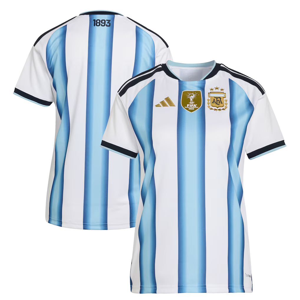 Jersey Seleção Argentina 2026 Torcedora Feminina - Branca