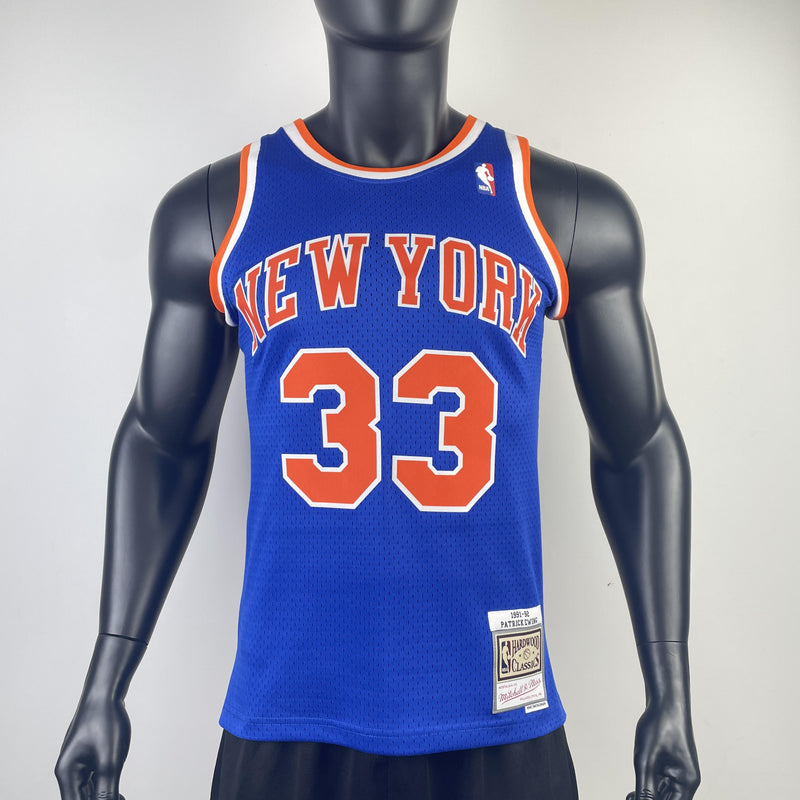 Regata Swingman New York Knicks Mitchell & Ness Hardwood Classics 1991/92 Azul - OGJERSEYSHOP