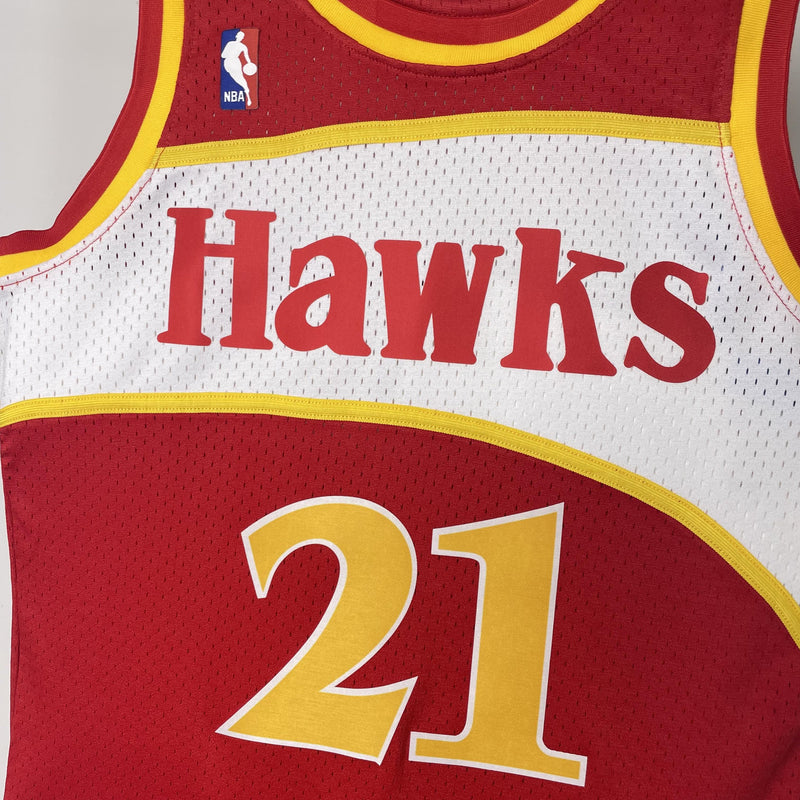 Regata Swingman Atlanta Hawks Mitchell & Ness Hardwood Classics 1986/87 - OGJERSEYSHOP