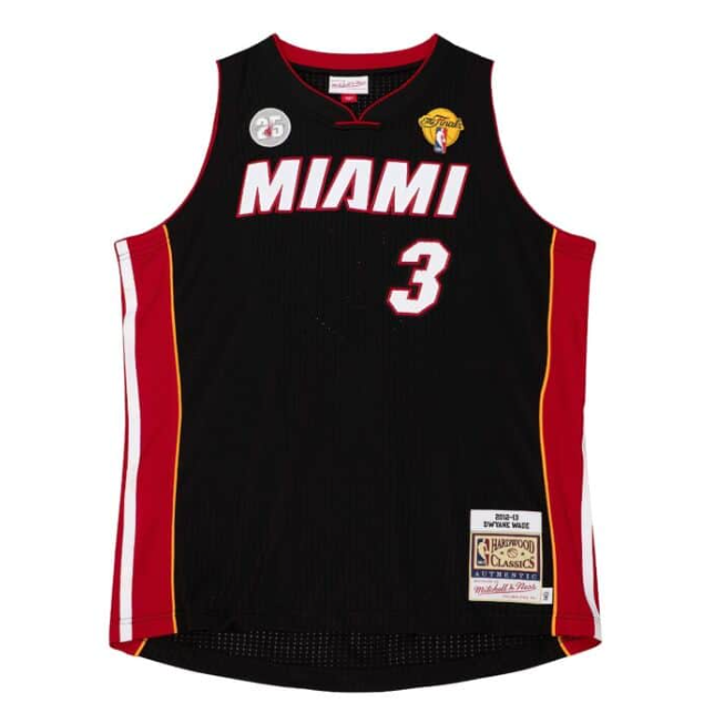 Regata Authentic Miami Heat Dwyane Wade Finals 2012/13 - OGJERSEYSHOP