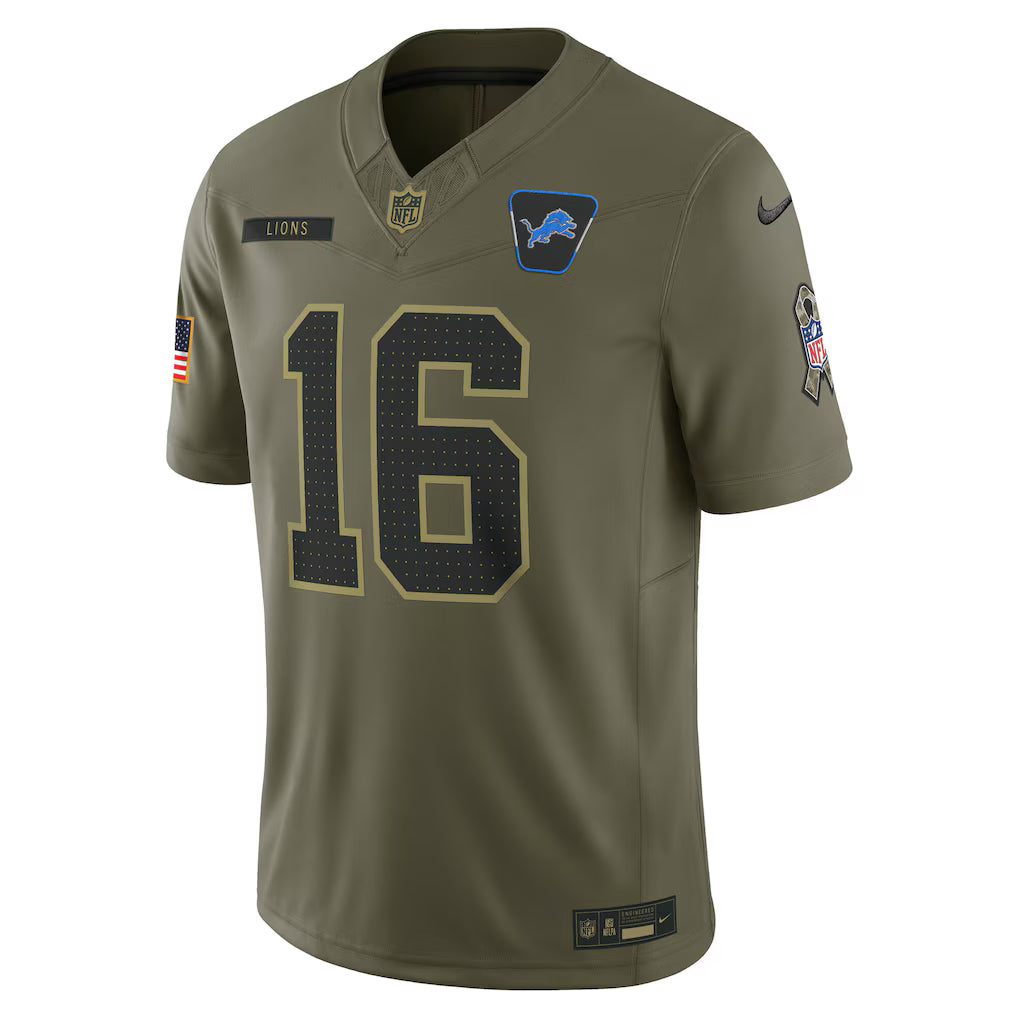 Camisa NFL Detroit Lions Vapor F.U.S.E. Limited Jersey Salute To Service 2025