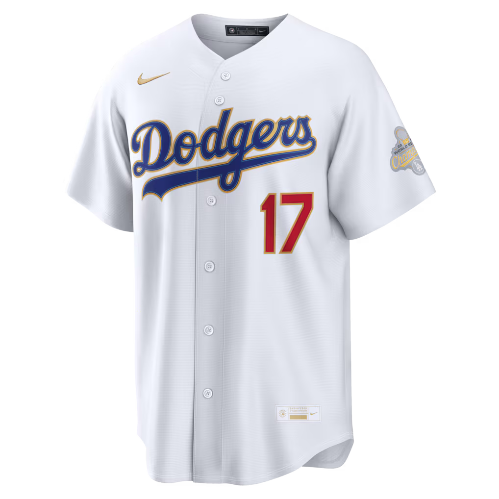 Camisa MLB Los Angeles Dodgers Jersey Gold Collection 2026