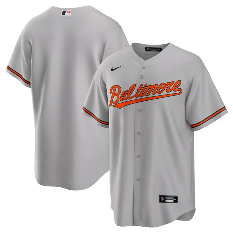 Jersey Baltimore Orioles Cinza Replica Team